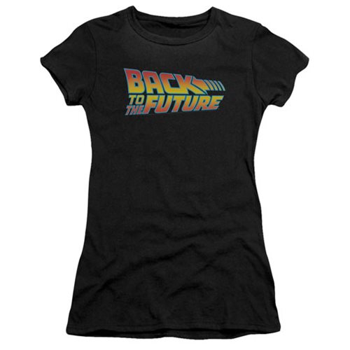 Back to the Future Logo Juniors T-Shirt